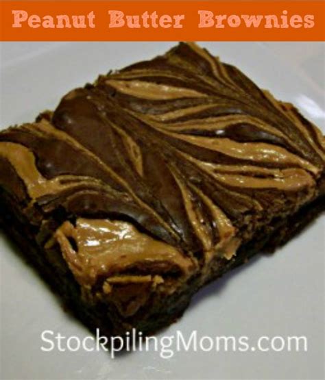 Peanut Butter Brownies - STOCKPILING MOMS™