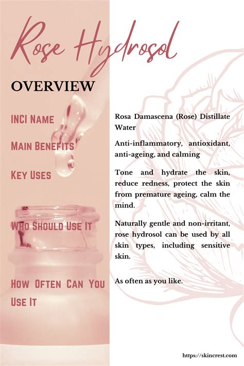 Rose Hydrosol For Skin: Benefits, Uses and Where to Find it – SkinCrest