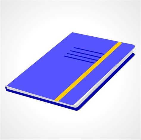 Premium Vector | Notebook isolated vector illustration