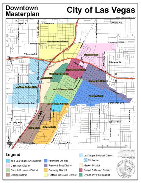 Map Of Downtown Las Vegas - Maping Resources