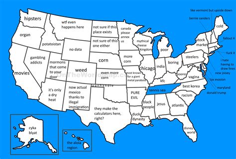 A more accurate map of the United States. : r/ImagesOfUSA