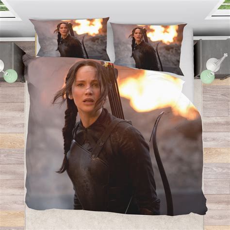 The Hunger Games Mockingjay Katniss Jennifer Lawrence Bedding Set | EBeddingSets