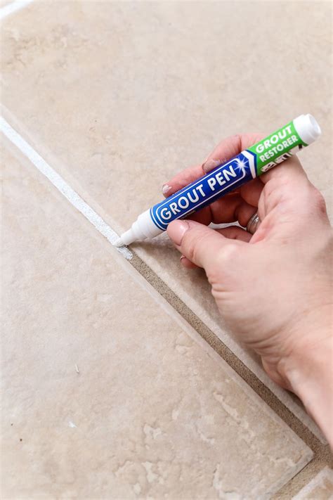 Painted Tile Grout Refresh | Tile grout, Clean tile grout, Grout