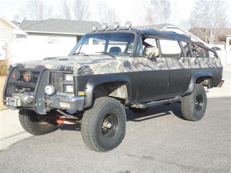 1981 CHEVY SUBURBAN 4X4 LIFTED AND RUST FREE, MOAB OFF ROAD FUN,MONSTER DRIVER for sale ...