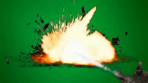 HD Green Screen Rocket Propelled Grenade RPG Explosion - YouTube