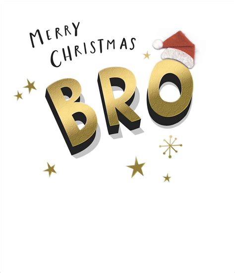 Merry Christmas Bro Special Christmas Greeting Card | Cards