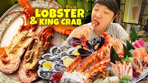 BEST All You Can Eat LOBSTER & KING CRAB Brunch Buffet in Las Vegas