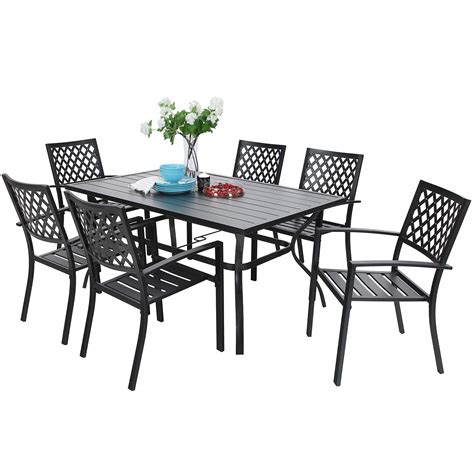 Best Outdoor Patio Dining Sets With Umbrella - U Life