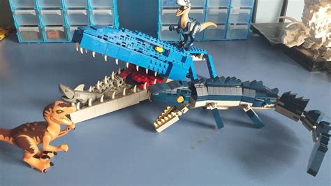 LEGO mosasaurus moc - YouTube