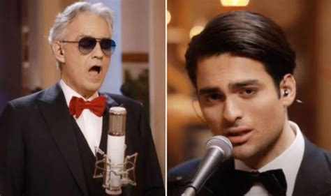 Andrea Bocelli and his son Matteo Bocelli duet Fall on Me for Chinese ...