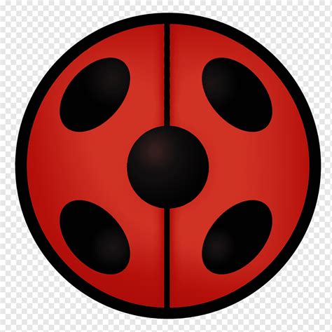 Round red and black polka dot illustration, Symbol Pattern, ladybug ...