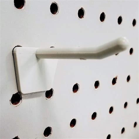 2" Plastic Economy Peg Hooks For Slatwall and Pegboard, Off-White, 50 Pieces - Walmart.com ...