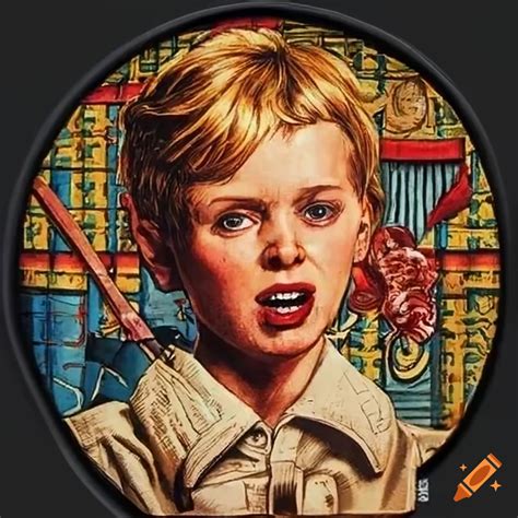 Logo patch graphic novel by norman rockwell