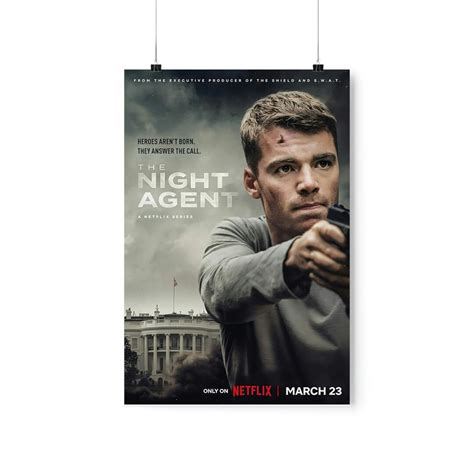 The Night Agent Poster Night Agent Poster the Night Agent Tv - Etsy