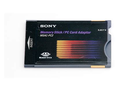 SONY MEMORY STICK/PC CARD ADAPTER MSAC-PC2 - Imagecraft Productions