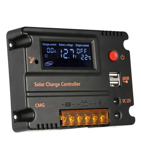 20A Solar Charge Controller Solar Panel Battery Regulator Auto Switch Solar Controller ...