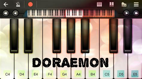Doraemon theme song piano - YouTube