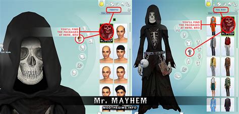 Mod The Sims - NEW MESH COSTUME! Bloody Reaper Costume (Sons of Anarchy ...