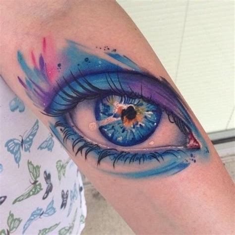 Blue eye tattoo