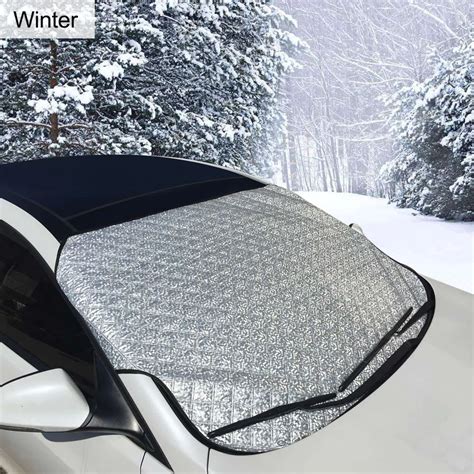 Car Windshield Cover Protector Preventing Snow Ice Sun Shade Dust Frost Freezing Thickened ...