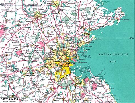 Maps: Usa Map Boston