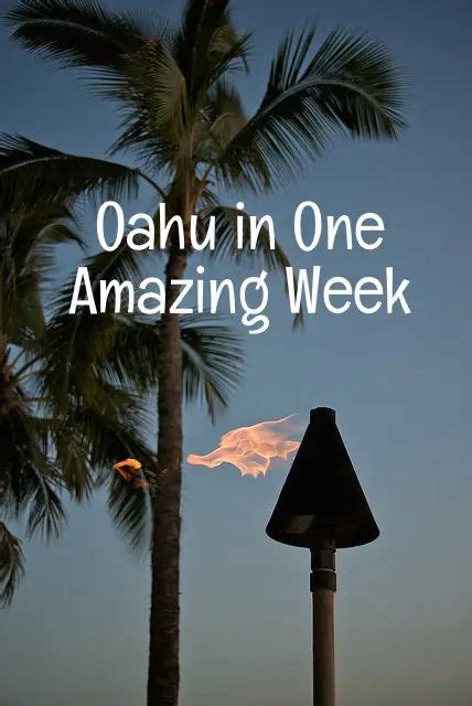 Suggestions for a seven-day Oahu vacation itinerary - Go Visit Hawaii | Hawaii family vacation ...