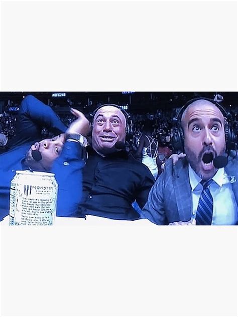 "Joe Rogan Reaction Meme" Poster by gketheredge | Redbubble