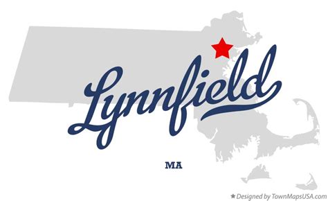 Map of Lynnfield, MA, Massachusetts