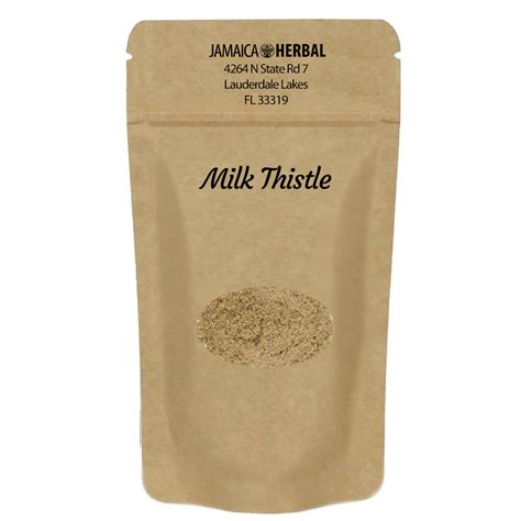 Milk Thistle Tea | Healthy Liver Support, Brain Health — Jamaica Herbal