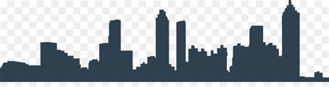 Atlanta Skyline Silhouette Clip art - CITY png download - 2352*712 - Free Transparent Atlanta ...