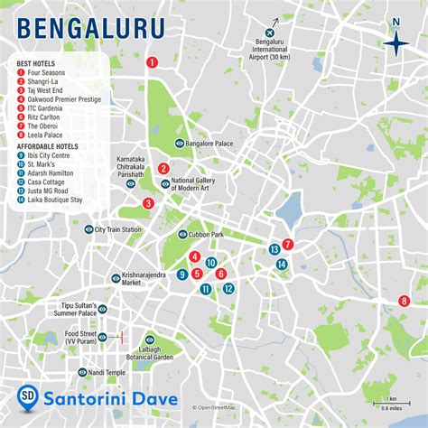 BENGALURU MAP - Best Hotels, Areas, Neighborhoods, & Places to Stay