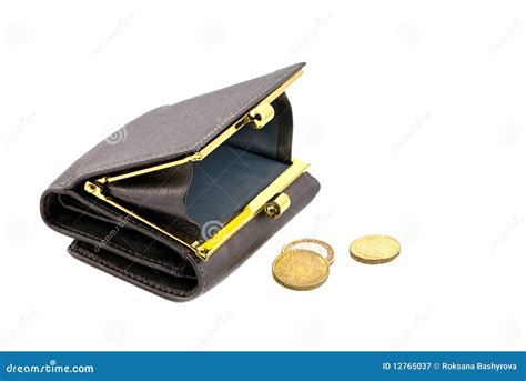 Wallet with coins stock image. Image of banking, object - 12765037