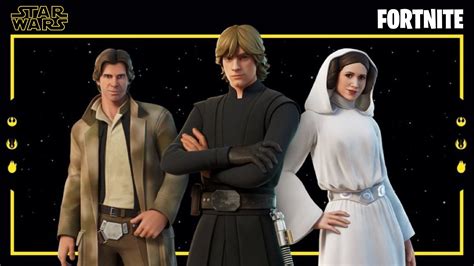 Fortnite x Star Wars collaboration brings Luke Skywalker, Princess Leia ...