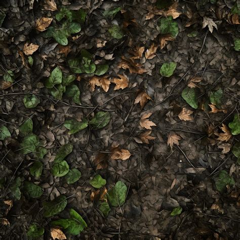 Premium AI Image | Forest Floor Texture