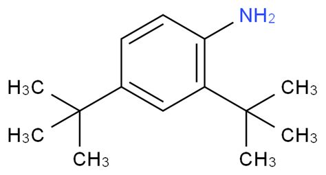 Benzenamine, 2,4-bis(1,1-dimethylethyl)- 2909-84-4 wiki