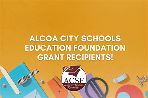 Foundation Grant Recipients | Alcoa City Schools