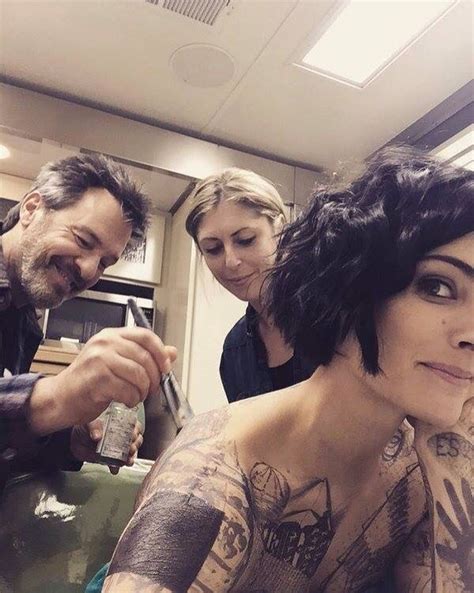 #Blindspot Tattoo maintenance. :) | Jaimie alexander, Blindspot, Blindspot jaimie alexander tattoo