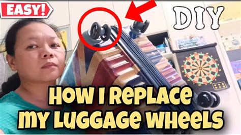 How i replace my luggage wheels || how to repair luggage wheels # ...
