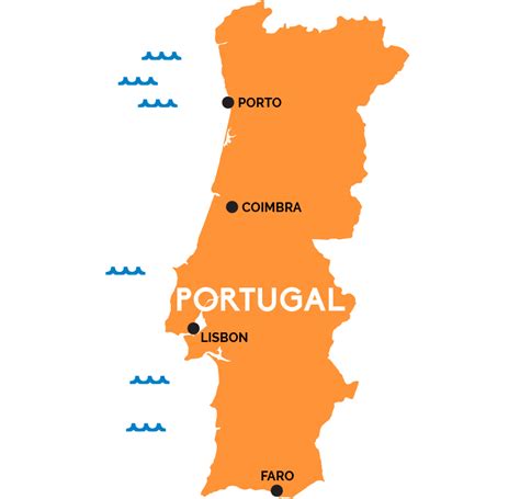 Map of Portugal | RailPass.com