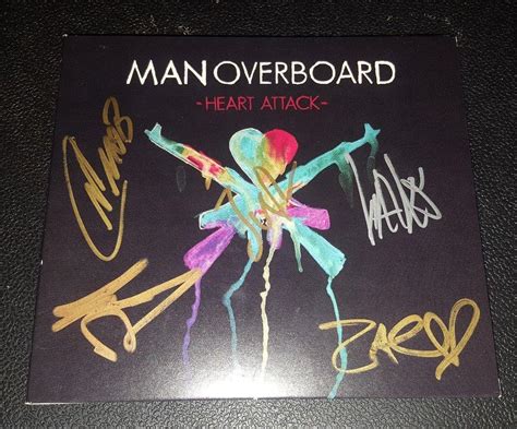 Heart Attack by MAN OVERBOARD Signed Autographed CD Album by All ...