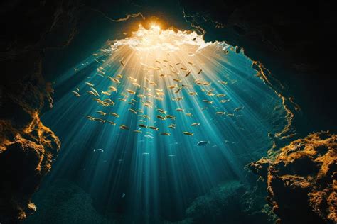 cave deep sea other fish | Free Photo - rawpixel