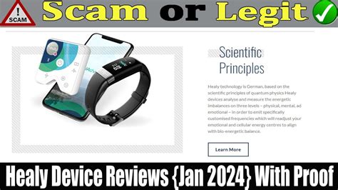 Healy Device Reviews (Jan 2024) Check The Site Scam Or Legit? Watch Video Now | Scam Insider ...