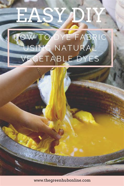 DIY Natural fabric dyes - The Green Hub