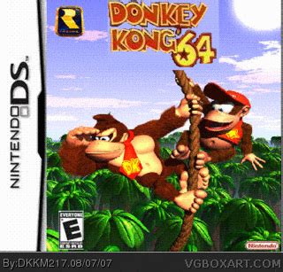 Donkey Kong 64 Nintendo DS Box Art Cover by DKKM217