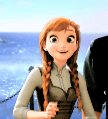 Anna Excited Gif Anna Excited Frozen Discover Share Gifs