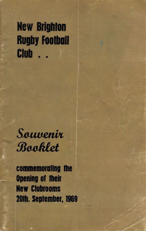 New Brighton Rugby Club - The Published Histories of New Zealand Rugby ...