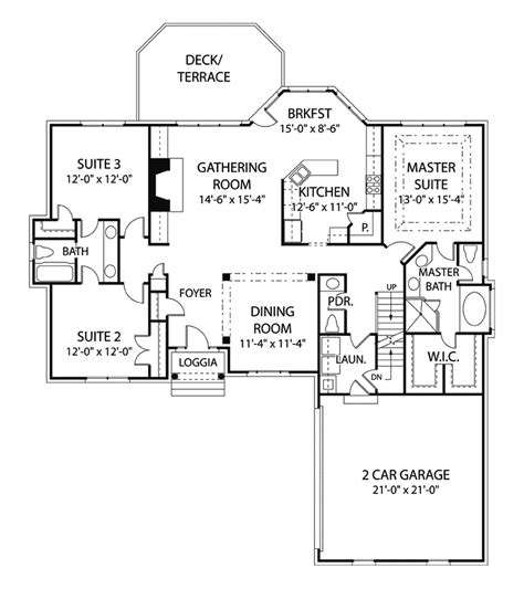 Twillman Traditional Home Plan 129D-0007 - Shop House Plans and More