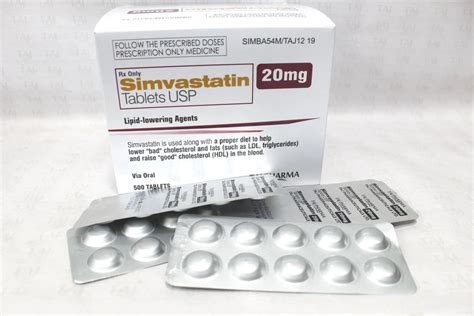 Simvastatin Tablets USP 20mg Taj Pharma - Taj Generics Pharmaceuticals | Taj Pharma