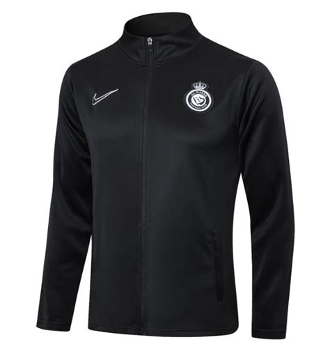 Al-Nassr FC 23/24 Black Tracksuit - SoccerArmor