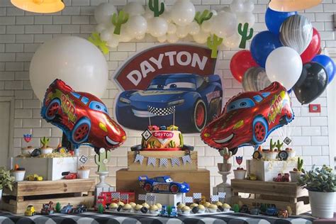 Kara's Party Ideas Lightning McQueen Cars Birthday Party | Kara's Party Ideas